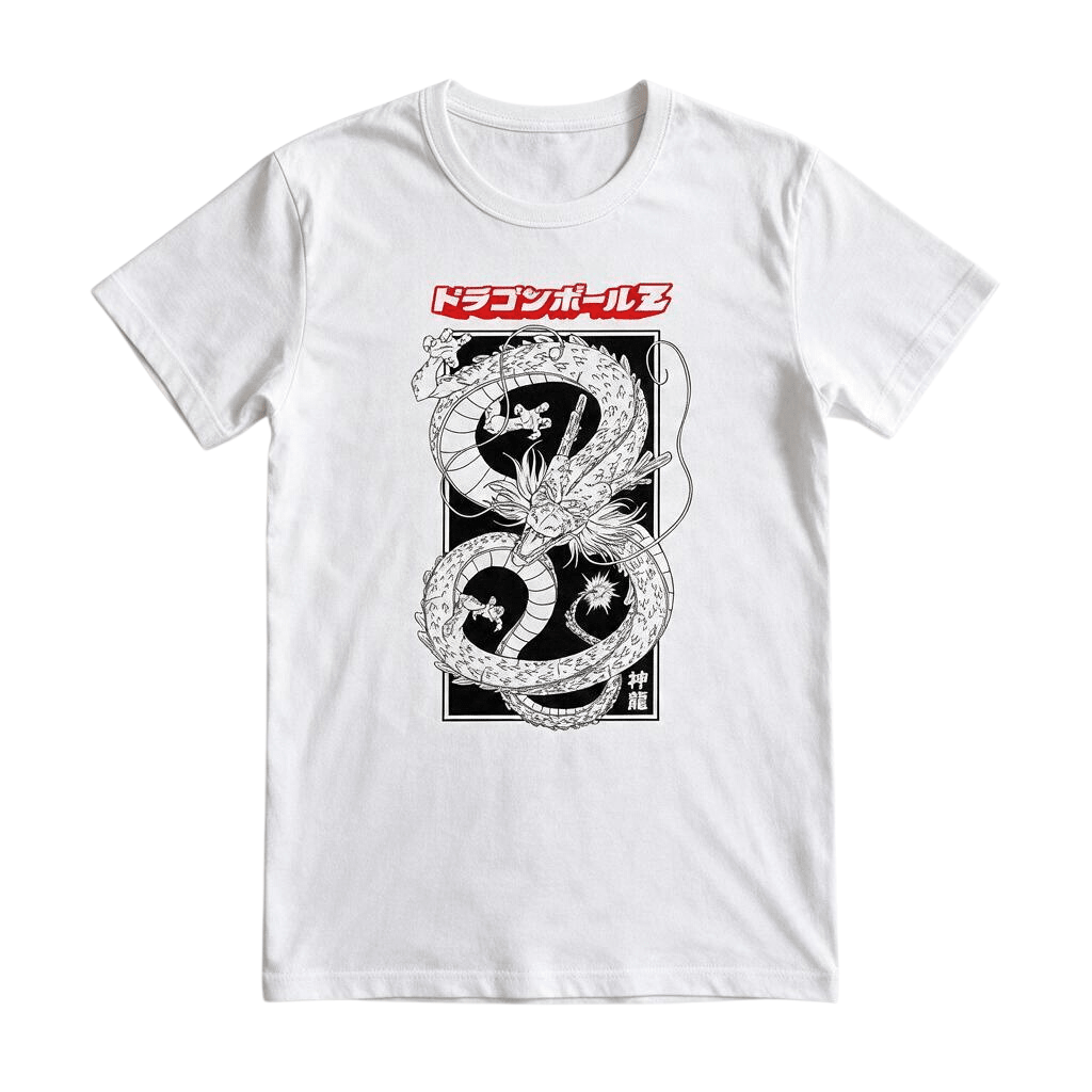 Dragon Ball Shenron T-shirt met zwart-witprint - Fans Geek Storeproduct_type#ABYstyle