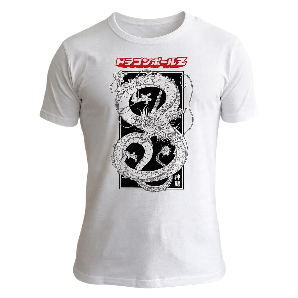 Dragon Ball Shenron T-shirt met zwart-witprint - Fans Geek Storeproduct_type#ABYstyle