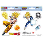 DRAGON BALL - Stickers - 16x11cm/ 2 sheets - DBZ/ Goku - Vegeta - Fans Geek Store