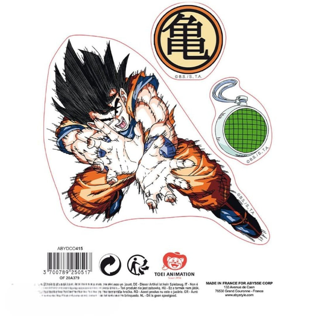 DRAGON BALL - Stickers - 16x11cm/ 2 sheets - DBZ/ Shenron - Fans Geek Store
