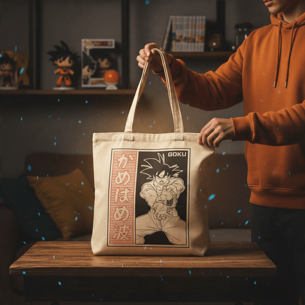 Dragon Ball Super Goku Kamehameha katoenen draagtas - Fans Geek Storeproduct_type#ABYstyle