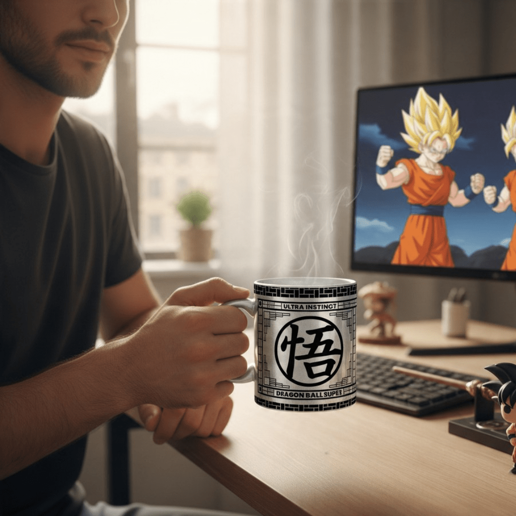 Dragon Ball Super Goku Ultra Instinct mok met zilvereffect - Fans Geek Storeproduct_type#ABYstyle