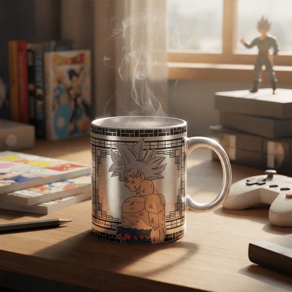 Dragon Ball Super Goku Ultra Instinct mok met zilvereffect - Fans Geek Storeproduct_type#ABYstyle