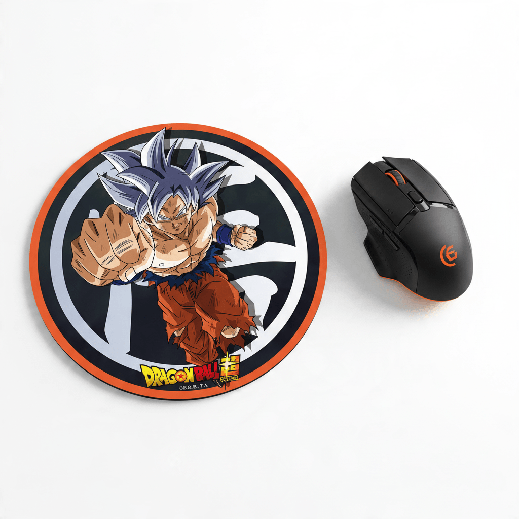 Dragon Ball Super Goku Ultra Instinct ronde muismat - Fans Geek Storeproduct_type#ABYstyle