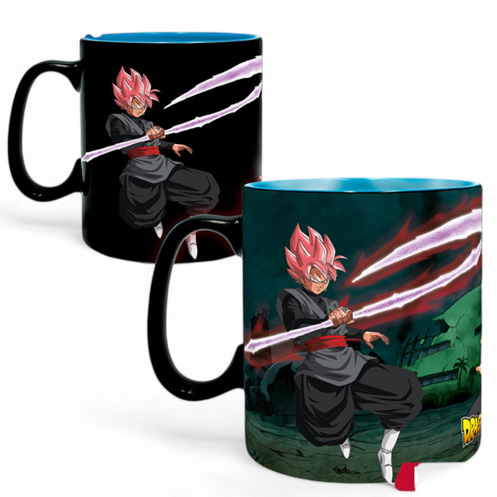 DRAGON BALL SUPER - Mug Heat Change - 460 ml SaiyansvsBlack - Fans Geek Store