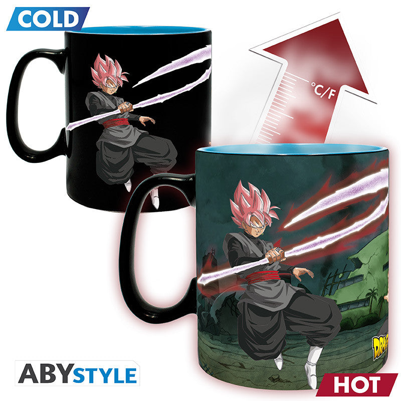 Dragon Ball Super Warmte Veranderende Mok Saiyans vs Black ABYstyle 460ml