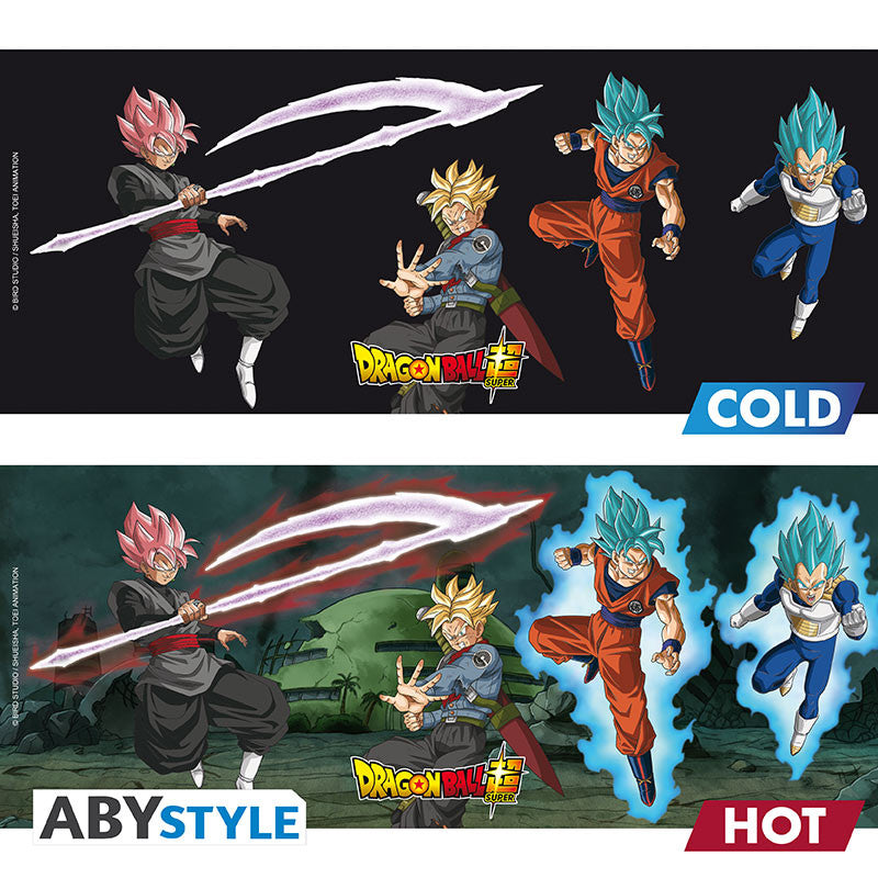 Dragon Ball Super Warmte Veranderende Mok Saiyans vs Black ABYstyle 460ml