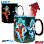 Dragon Ball Super Warmte Veranderende Mok Saiyans vs Black ABYstyle 460ml
