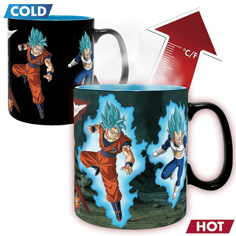 Dragon Ball Super Saiyans vs Goku Black warmtegevoelige mok - Fans Geek Storeproduct_type#ABYstyle