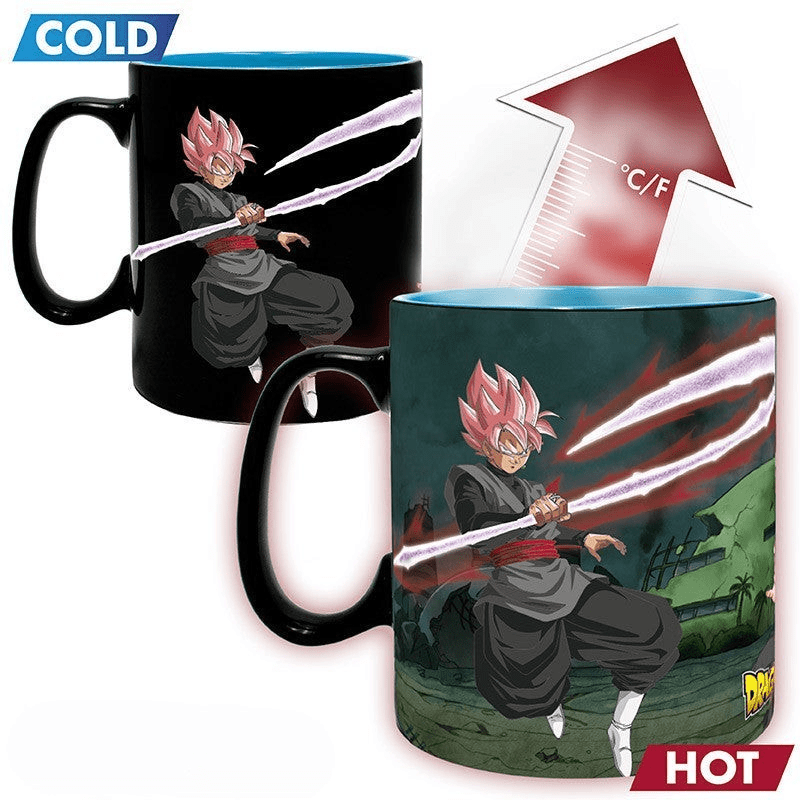 Dragon Ball Super Saiyans vs Goku Black warmtegevoelige mok - Fans Geek Storeproduct_type#ABYstyle