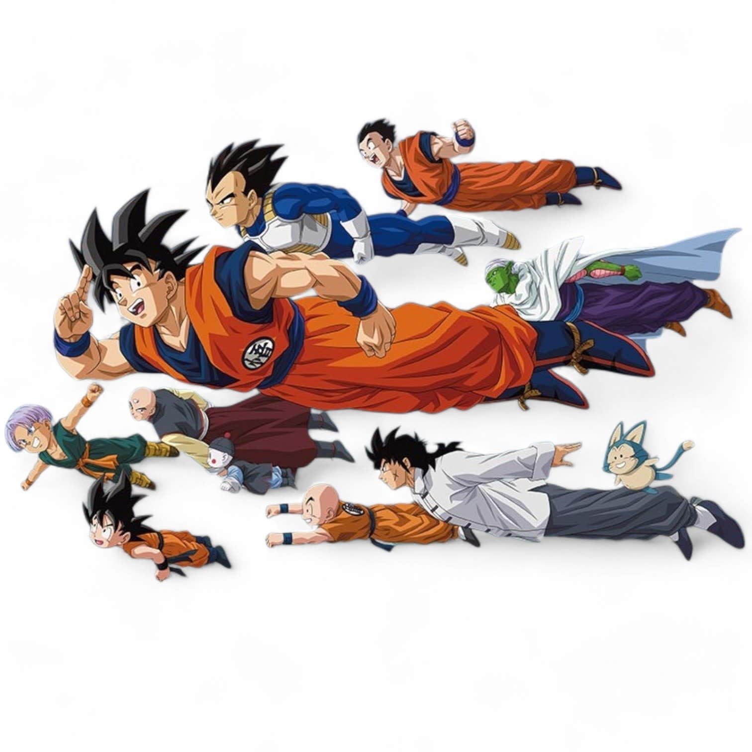 DRAGON BALL SUPER - Set 2 Posters Chibi 52x38 - Goku & friends x4 - Fans Geek Store
