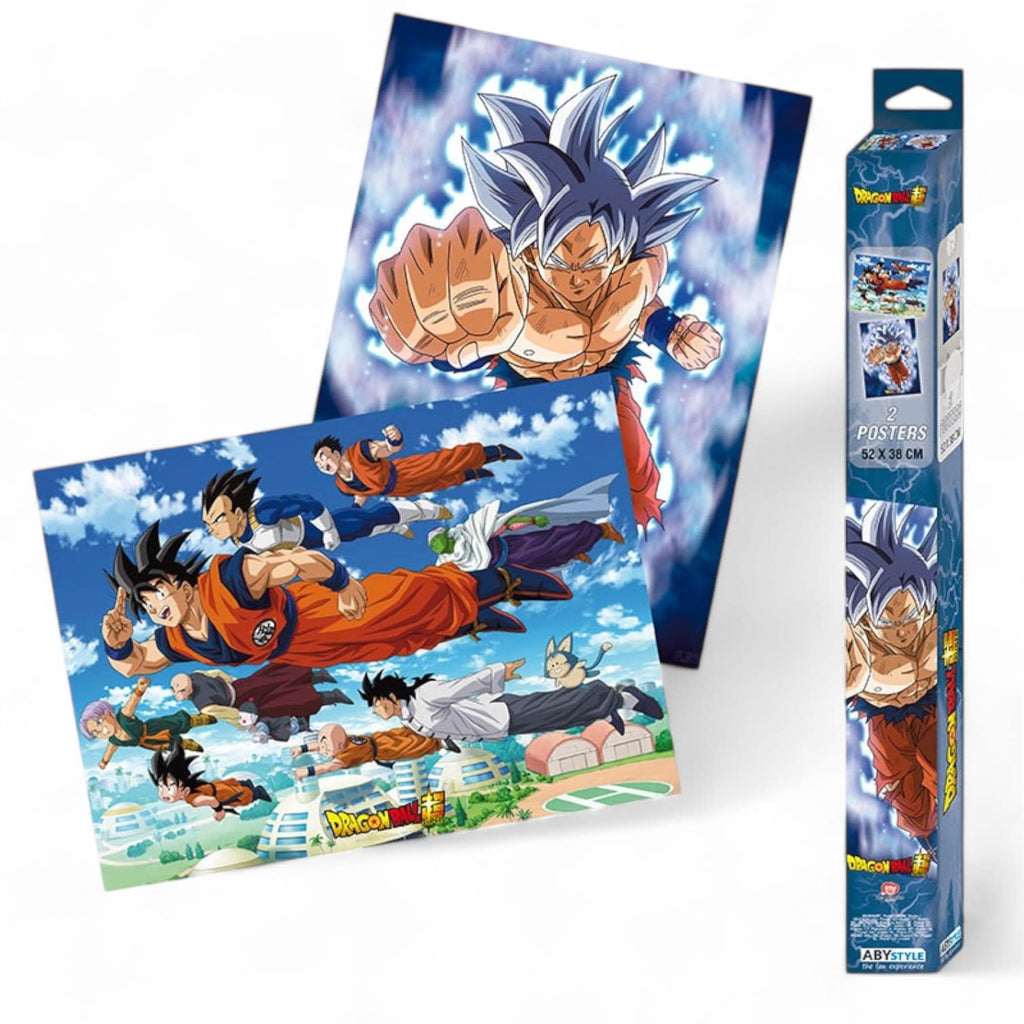 DRAGON BALL SUPER - Set 2 Posters Chibi 52x38 - Goku & friends x4 - Fans Geek Store