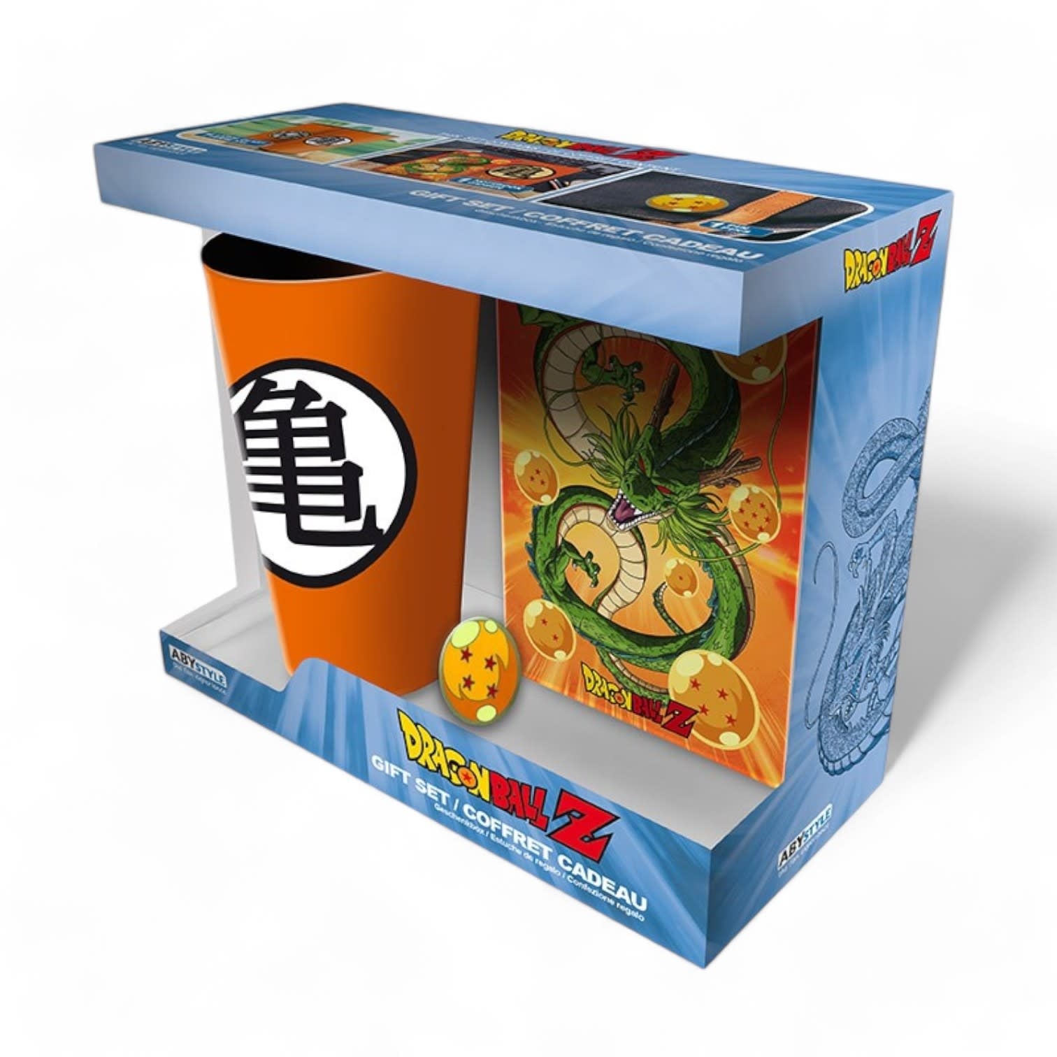 DRAGON BALL - XXL glass + Pin + Pocket Notebook "Dragon Ball" - Fans Geek Store