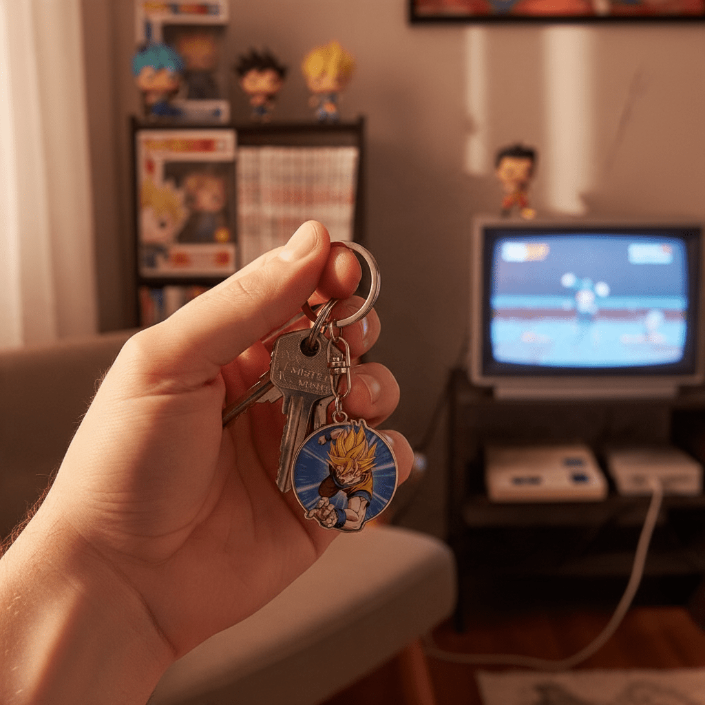 Dragon Ball Z Goku Super Saiyan metalen sleutelhanger - Fans Geek Storeproduct_type#ABYstyle