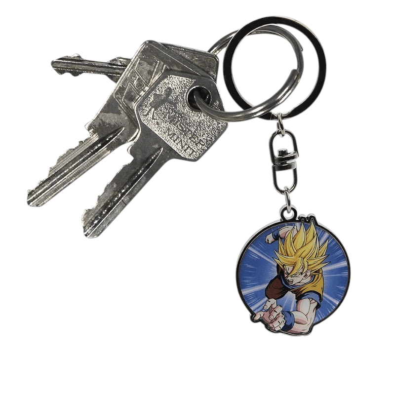 Dragon Ball Z Goku Super Saiyan metalen sleutelhanger - Fans Geek Storeproduct_type#ABYstyle