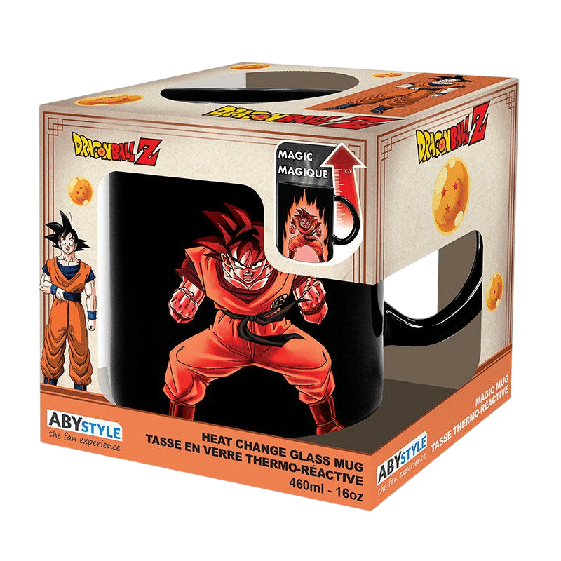Dragon Ball Z Goku warmtegevoelige glazen mok - Fans Geek Storeproduct_type#ABYstyle