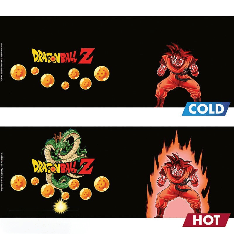 Dragon Ball Z Goku warmtegevoelige glazen mok - Fans Geek Storeproduct_type#ABYstyle