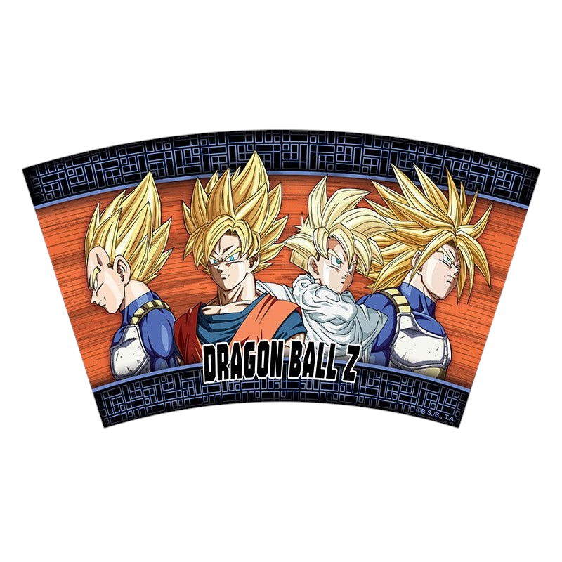 Dragon Ball Z Super Saiyans beker met rietje 470 ml - Fans Geek Storeproduct_type#ABYstyle