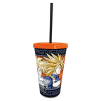 Dragon Ball Z Super Saiyans beker met rietje 470 ml - Fans Geek Storeproduct_type#ABYstyle
