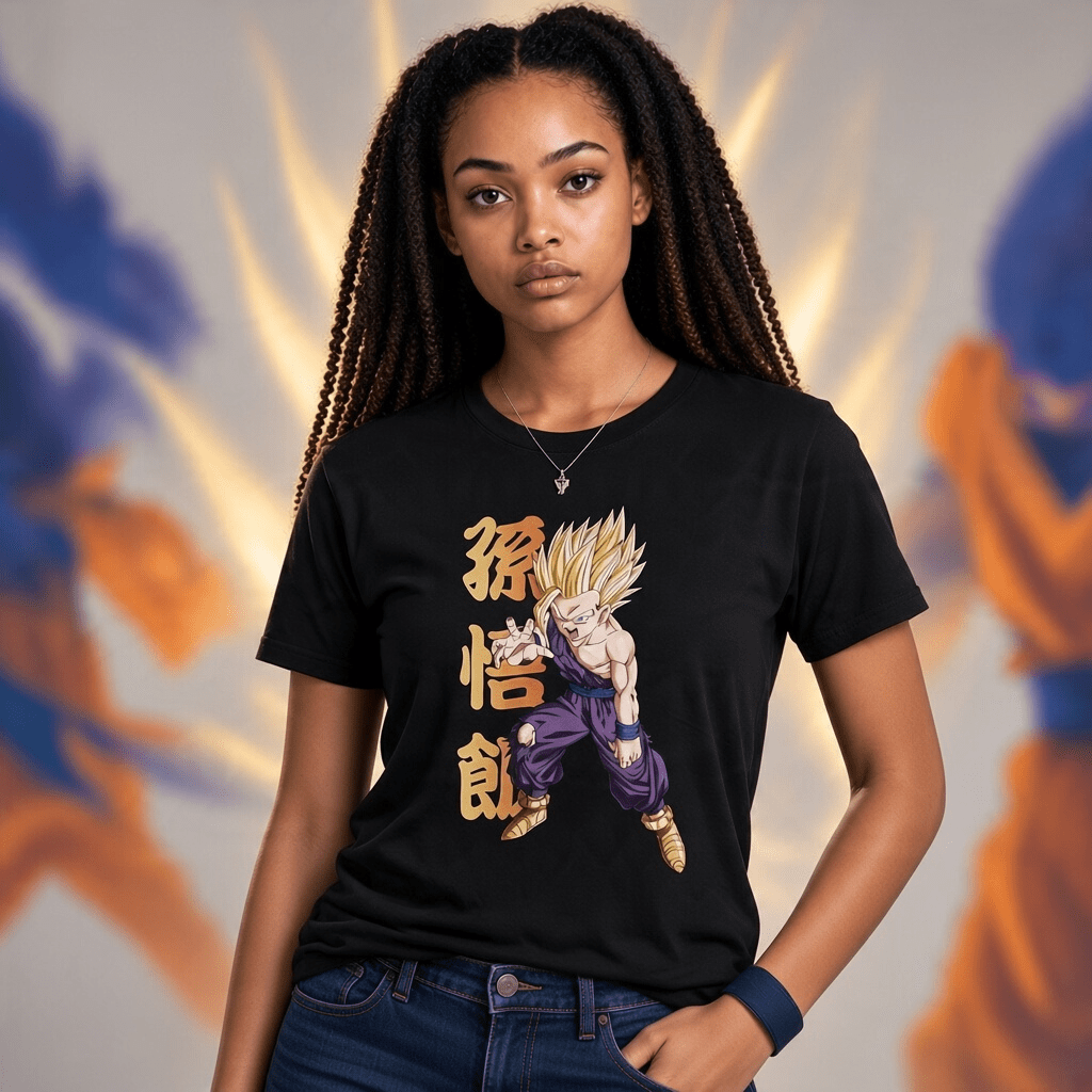 Dragon Ball Z T-shirt Gohan zwart - Fans Geek Storeproduct_type#ABYstyle