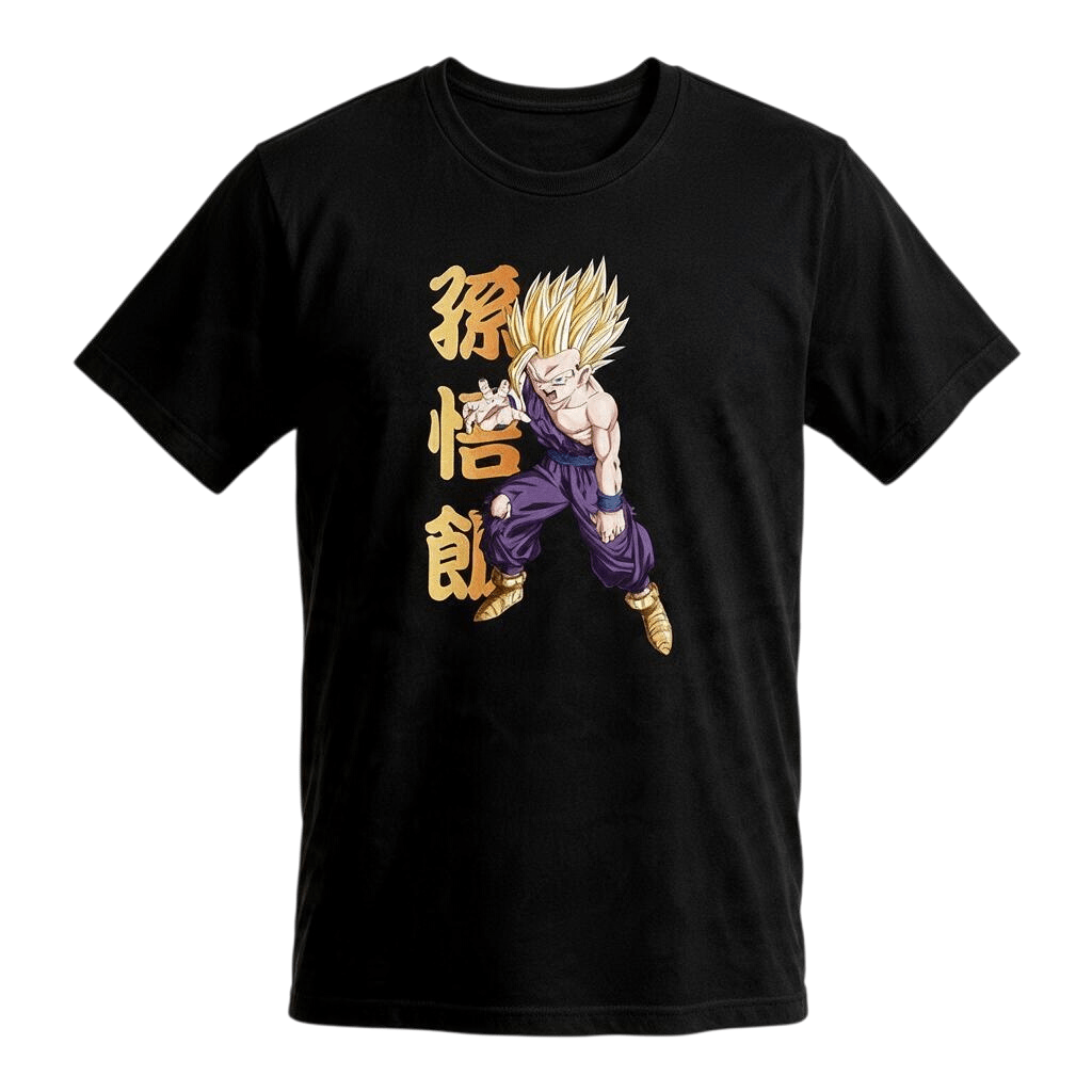 Dragon Ball Z T-shirt Gohan zwart - Fans Geek Storeproduct_type#ABYstyle