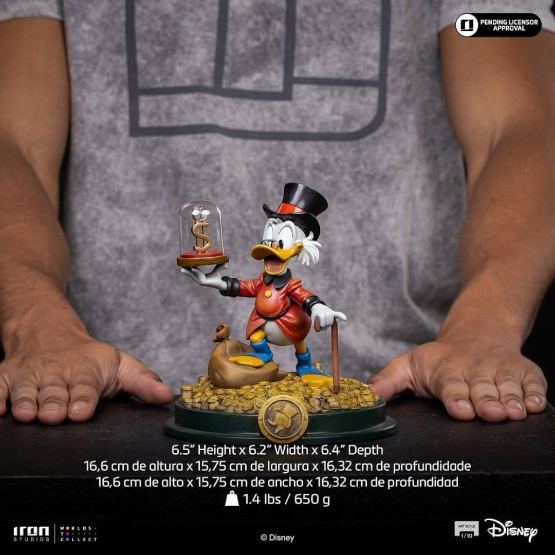 DuckTales Art Scale Statue 1/10 Uncle Scrooge McDuck 17 cm - Fans Geek Storeproduct_typeIron Studios