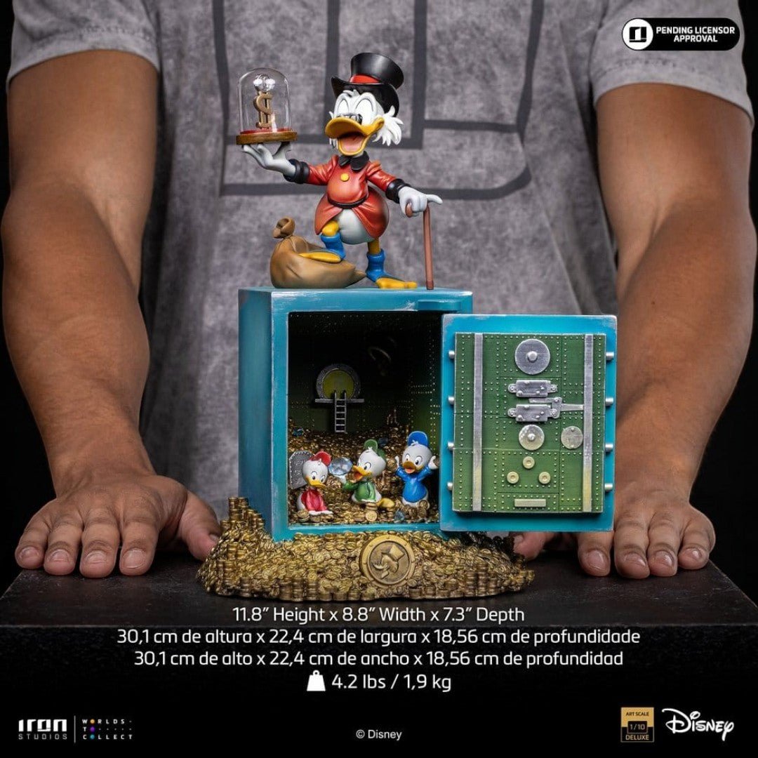 DuckTales Art Scale Statue 1/10 Uncle Scrooge McDuck & Nephews 30 cm - Fans Geek Storeproduct_typeIron Studios