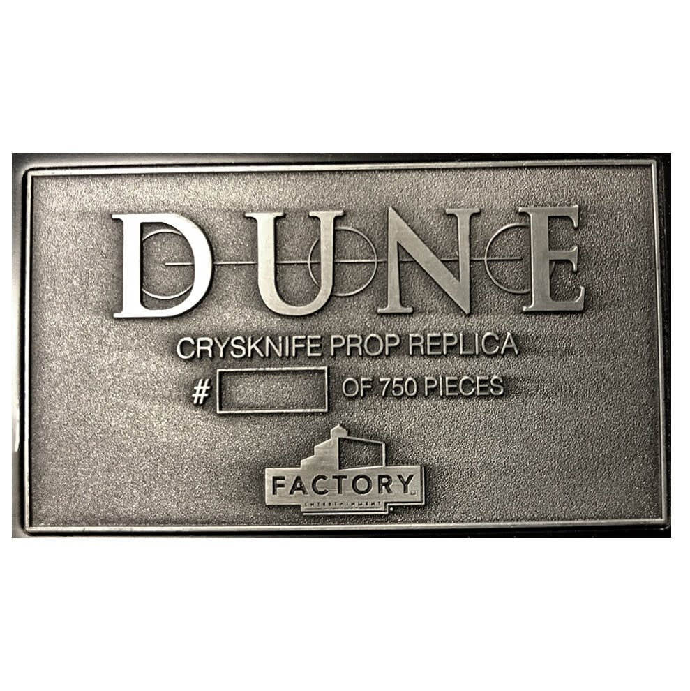 Dune: 1984 Movie - Crysknife Limited Edition Prop Replica - Fans Geek Store