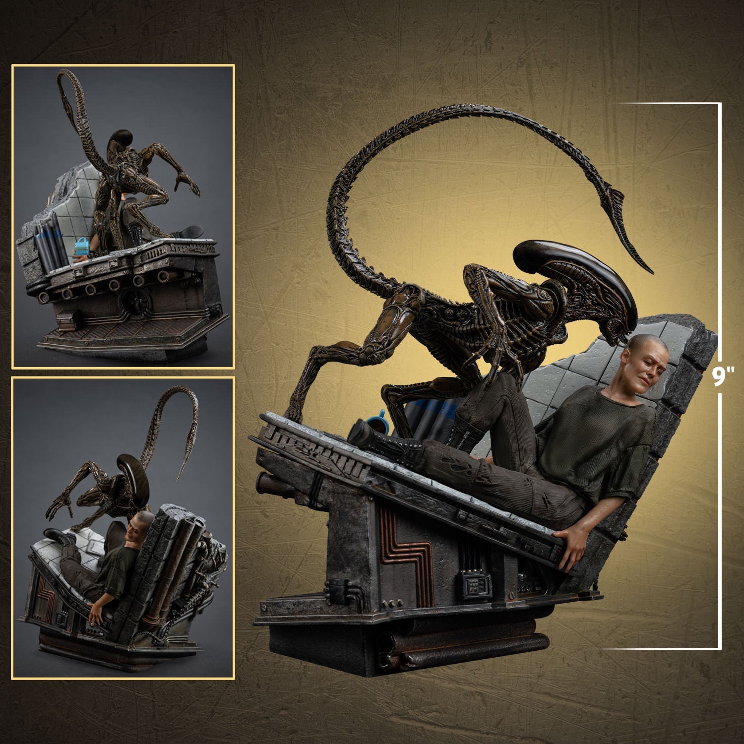 Ellen Ripley en Hond - Alien 1:10 schaal beeld van Iron Studios - Fans Geek Storeproduct_typeIron Studios