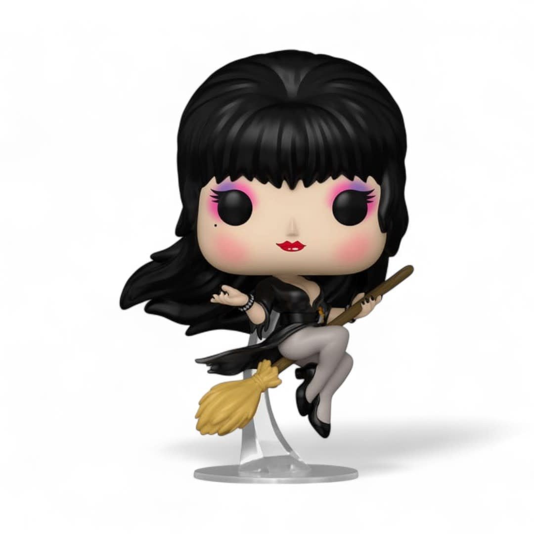 Elvira POP! Icons Vinyl Figure Elvira Broom - Fans Geek Store