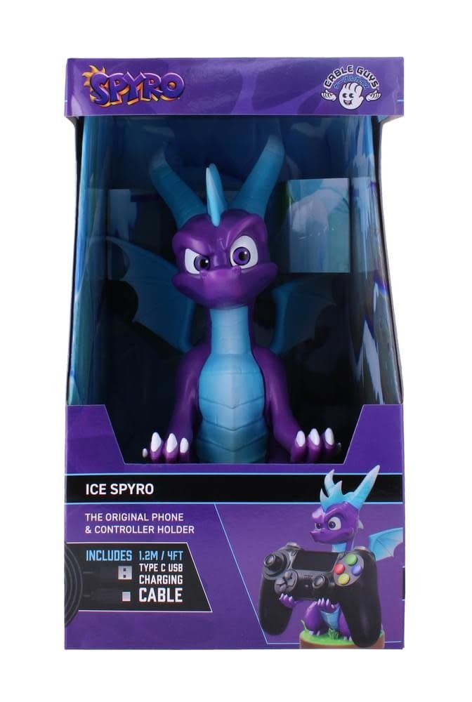 Spyro the Dragon: Spyro Ice Cable Guy Phone and Controller Stand - Fans Geek Store