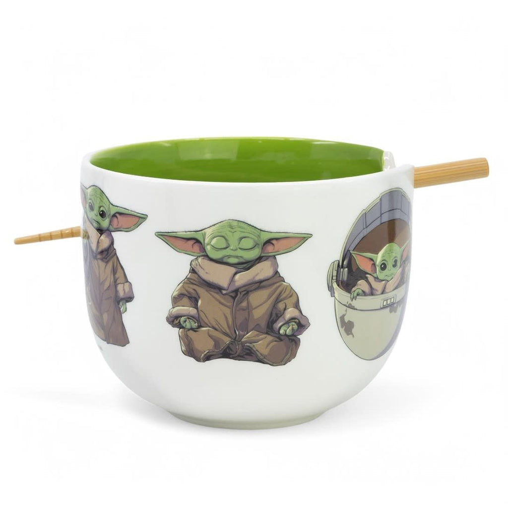 Star Wars: The Mandalorian - Grogu Ramen Bowl with Chopsticks - Fans Geek Store