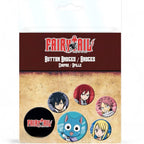 FAIRY TAIL - Badge Pack - Characters - Fans Geek Store
