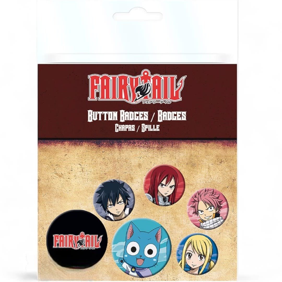 FAIRY TAIL - Badge Pack - Characters - Fans Geek Store