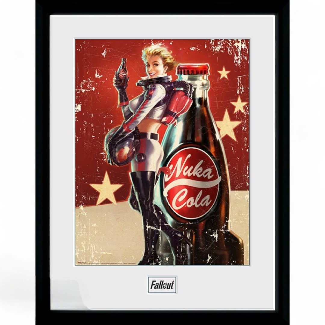 FALLOUT - Framed print "Nuka Cola" (30x40) - Fans Geek Store