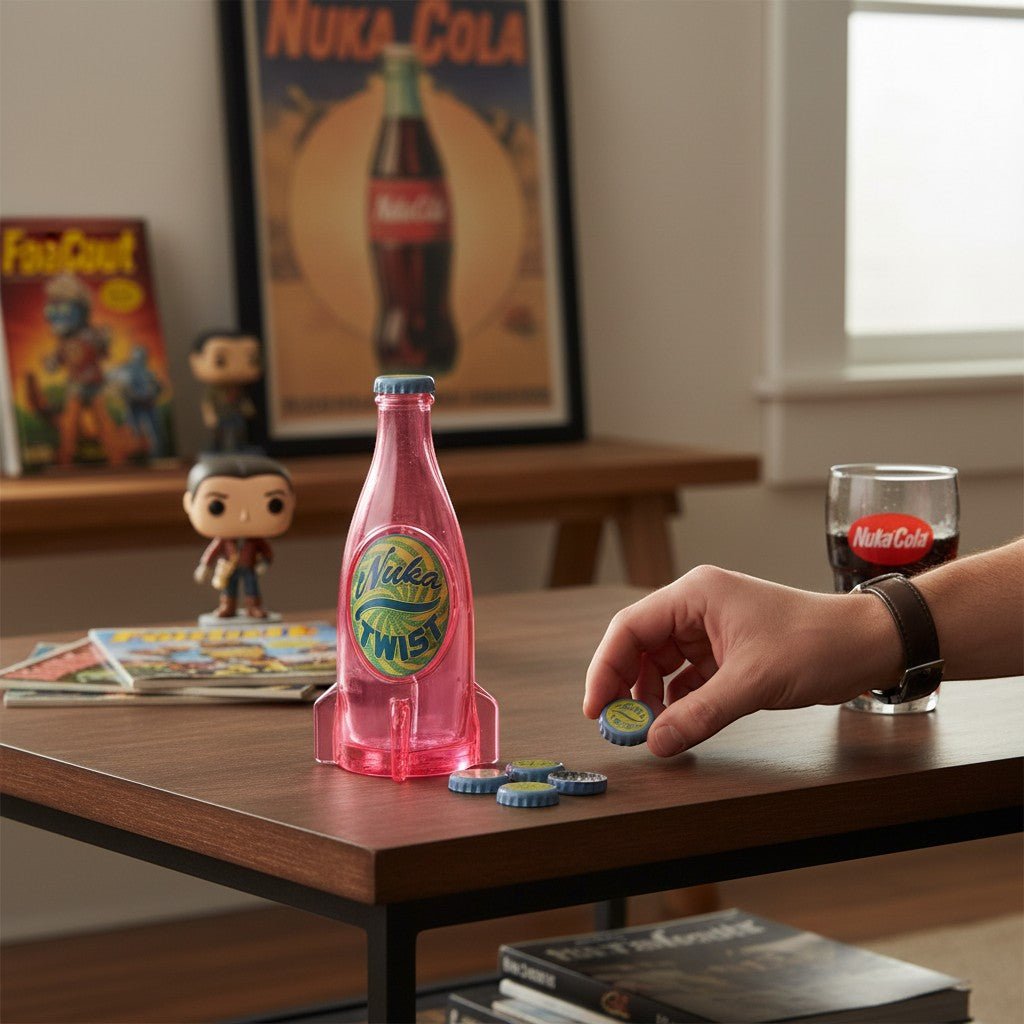 Fallout Nuka Twist Replica Glazen Fles met Dop 20 cm | DevPlus - Fans Geek Storeproduct_typeDevPlus