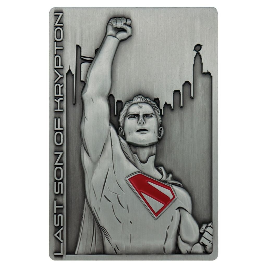 Fanattik Superman 2025 Laatste Zoon Van Krypton Limited Edition Ingot Metaal - Fans Geek Storeproduct_typeFanattik