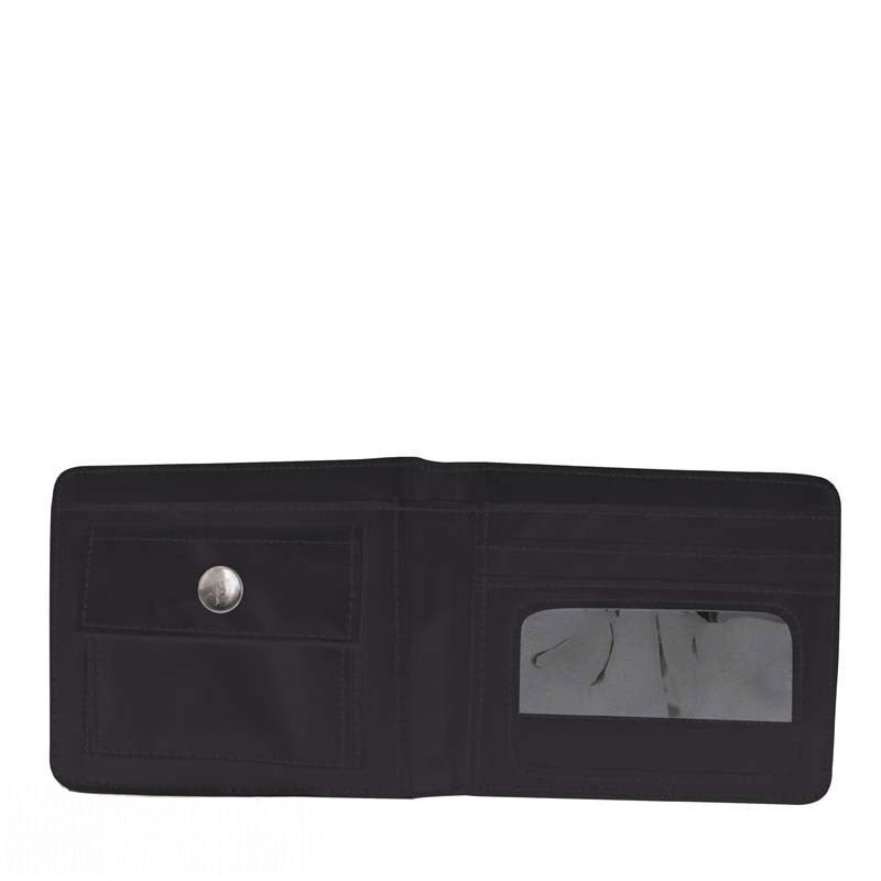 Fans Geek Store Naruto Shippuden Akatsuki vinyl wallet interior with card slots and ID window