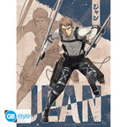 Fans Geek Store Attack on Titan season 4 A4 poster featuring Jean Kirstein in action with ODM gear