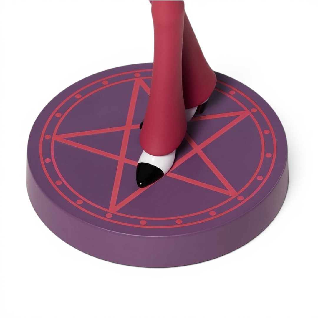 Fans Geek Store Charlie Morningstar PVC statue base with pentagram design and red trouser legs
