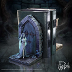 Fans Geek Store Corpse Bride Emily resin bookend featuring a gothic stone archway design for home decor