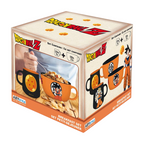 Fans Geek Store Dragon Ball Z breakfast set featuring a Goku themed ceramic bowl and mug in branded packaging