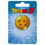 Fans Geek Store Dragon Ball four-star dragon ball metal pin on a blue blister card