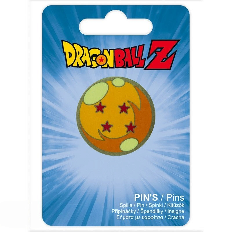Fans Geek Store Dragon Ball four-star dragon ball metal pin on a blue blister card