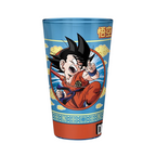 Fans Geek Store Dragon Ball glass featuring young Goku on his flying nimbus cloud with a 400ml capacity