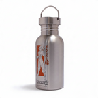 Fans Geek Store stainless steel Dragon Ball Super water bottle featuring a Goku design, 500ml capacity.