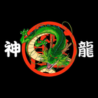 Fans Geek Store Dragon Ball Shenron graphic print on a black polyester 18-liter backpack