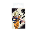 Fans Geek Store Dragon Ball Z Goku magnet featuring a Super Saiyan character design on a matte finish rectangular base