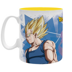 Fans Geek Store ceramic mug featuring Vegeta from Dragon Ball Z with a bright yellow interior