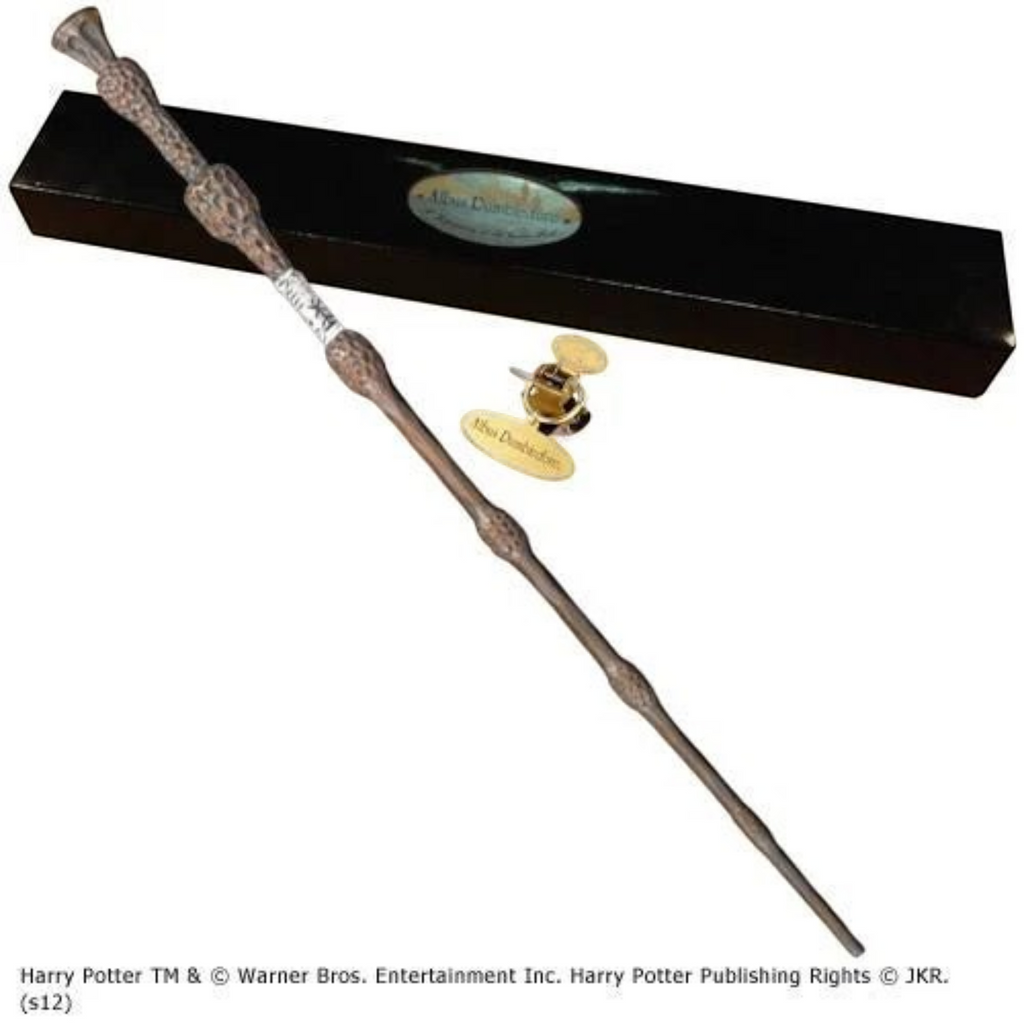 Fans Geek Store Albus Dumbledore wand replica with name clip and display box from Harry Potter